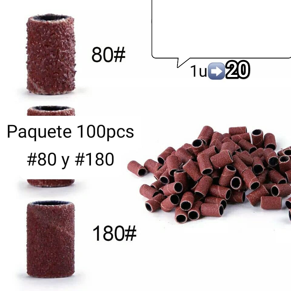 bandas de lijado para taladro de uñas - Imagen principal