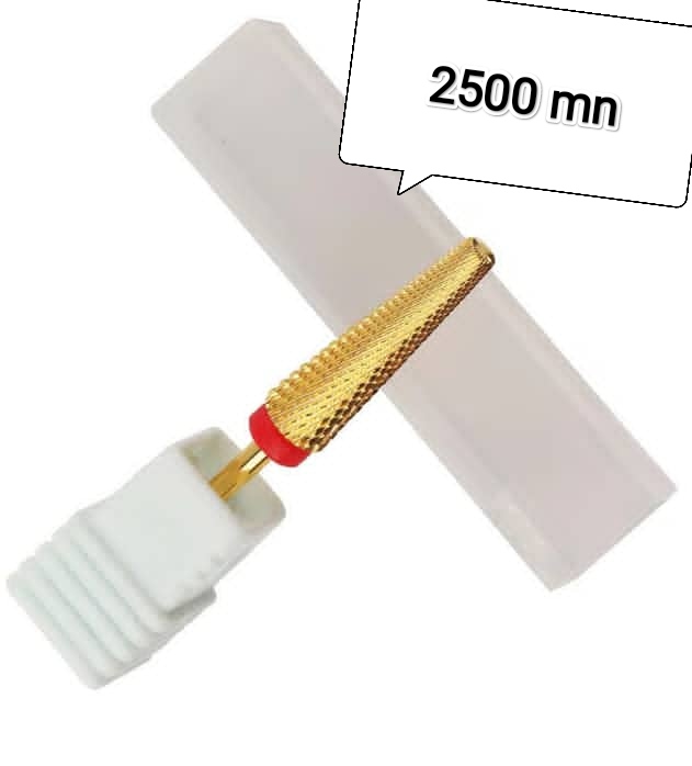 Broca de uñas dorada cónica - Imagen principal