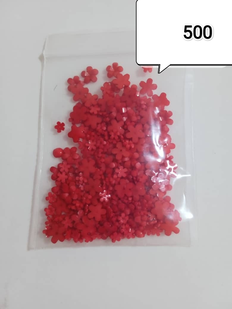 Flor de Resina Roja Todos los Tamaños - Imagen principal