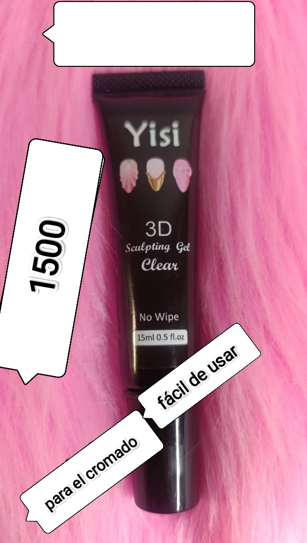 Gel 3D para esculpir transparente - Imagen principal
