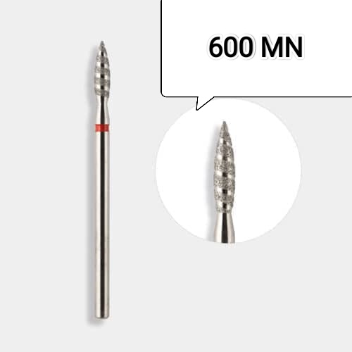 Broca de diamante punta fina para cutículas - Imagen principal