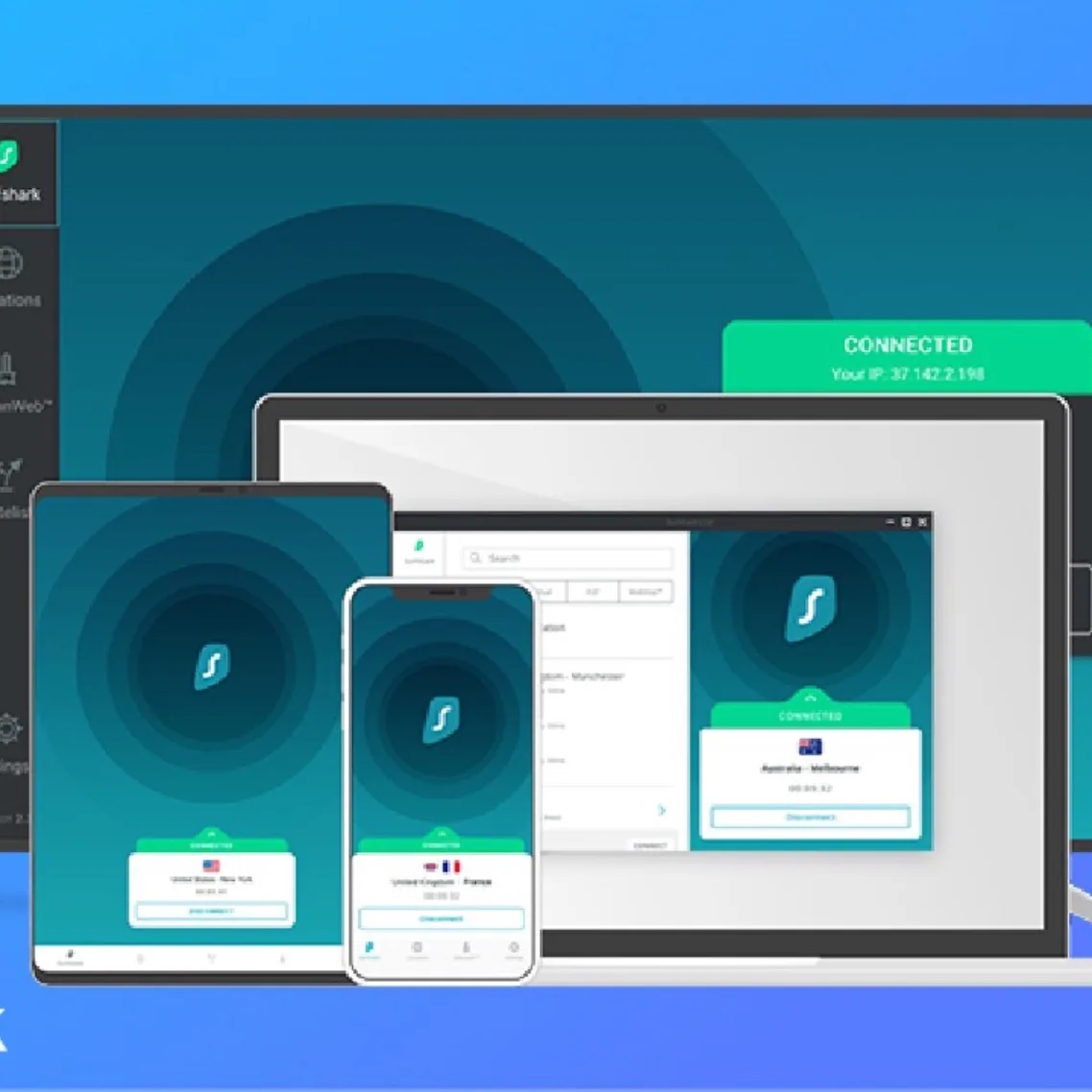 SurfShark VPN  - Imagen principal