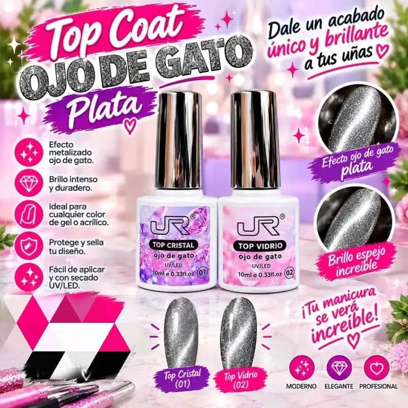 Top coat ojo de gato  - Imagen principal