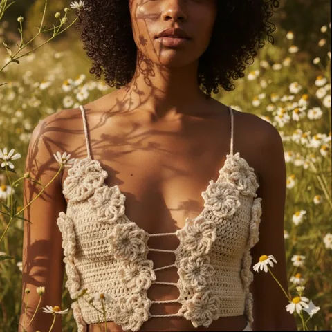 Top de flores