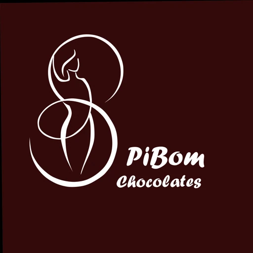 Logo de Pibom Chocolates