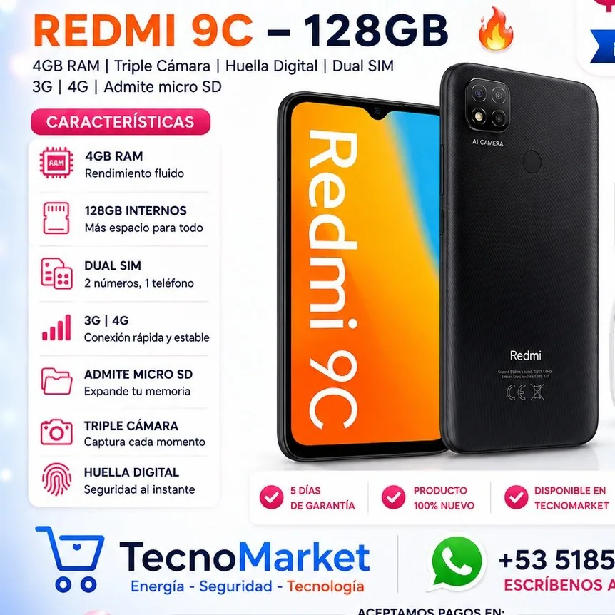 REDMI 9C - 128GB - Imagen principal