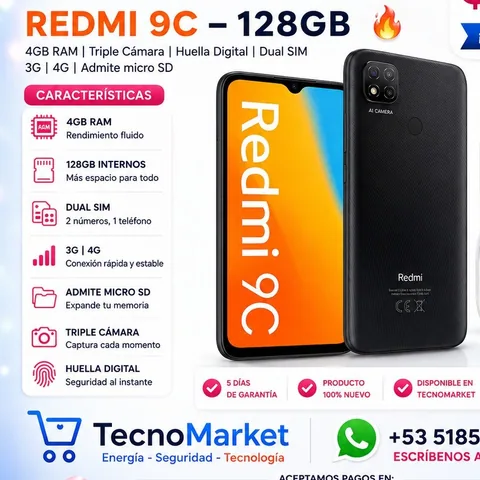 REDMI 9C - 128GB