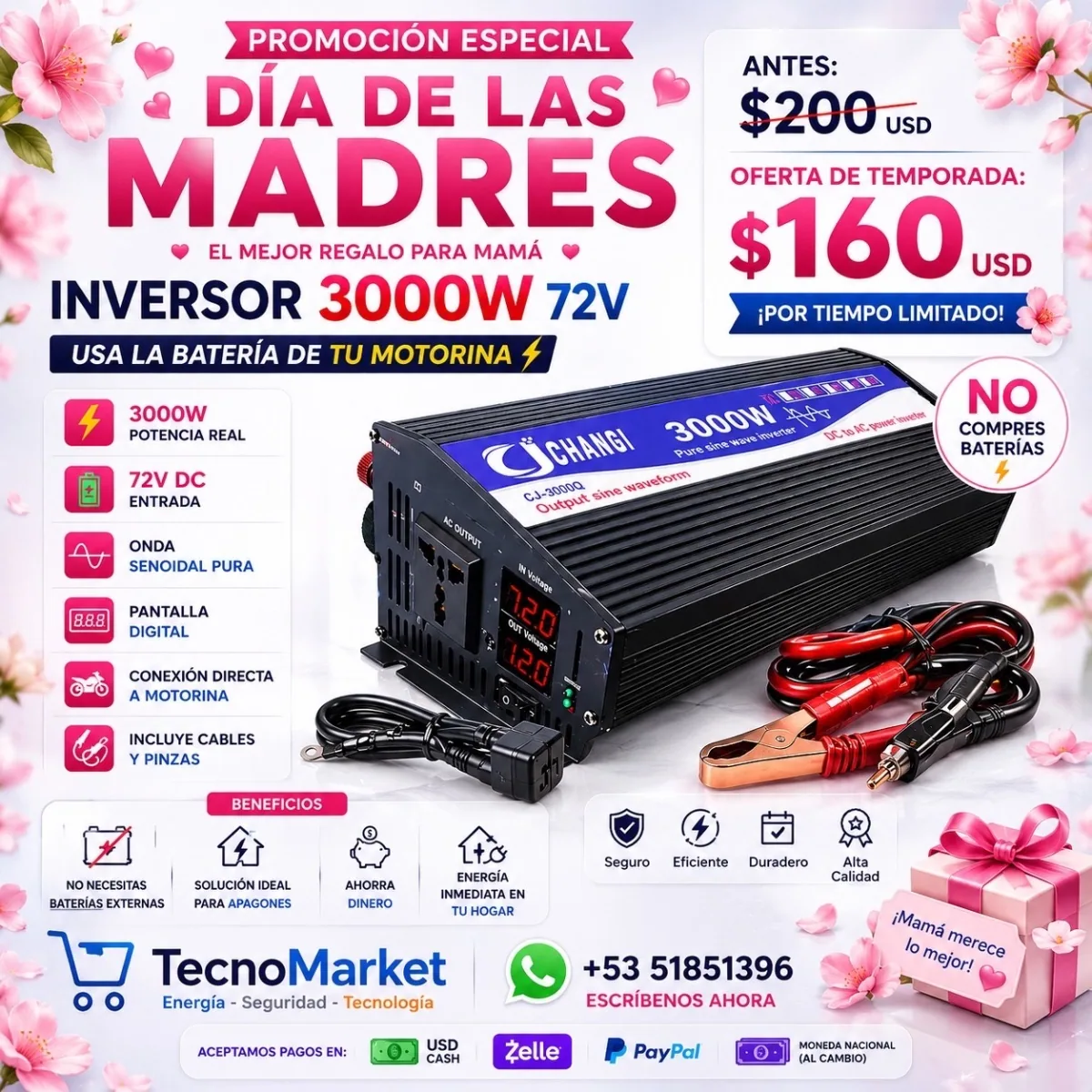 Inversor 3000W/72v - Imagen principal